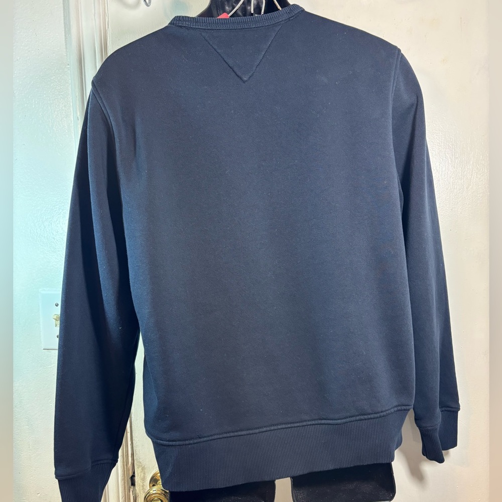 Tommy Hilfiger Men's Dark Blue Crewneck Sweater - Picture 3 of 5